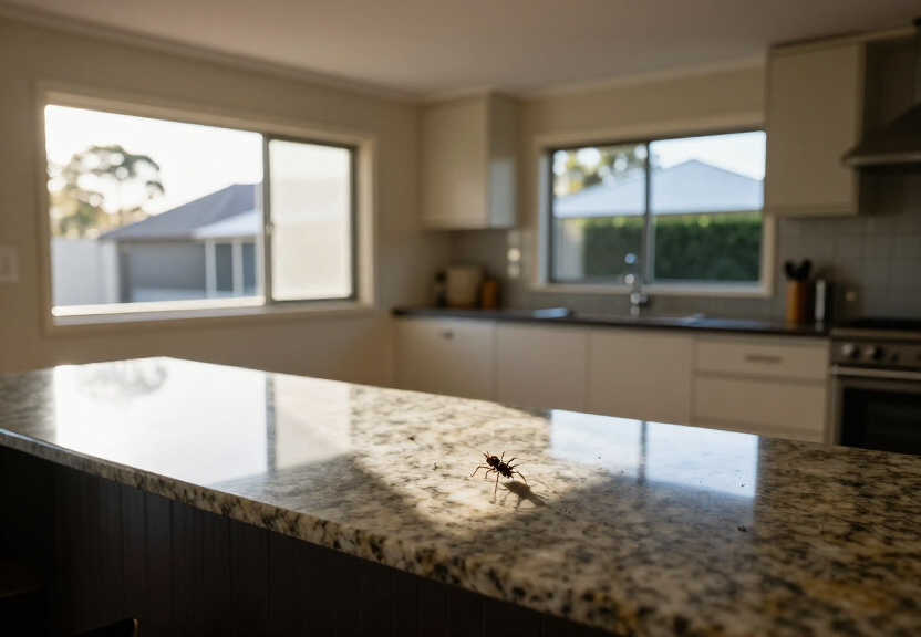 Wasp-free eave in Bilgola Plateau after treatment